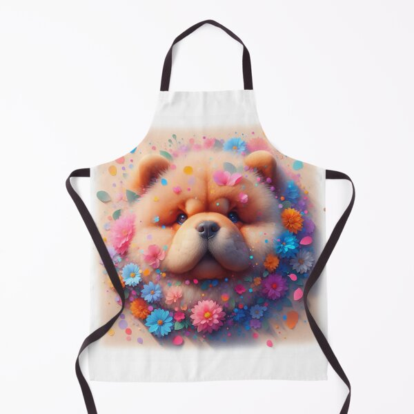 Item preview, Chow Chow with Blossoms – A Touch of Magic designed and sold by Cuddle critters.