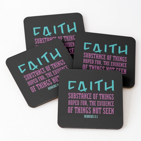 Item preview, Faith: Substance of Things Hoped for - Hebrews 11:1 | Bible Verse designed and sold by JirehKollezion.
