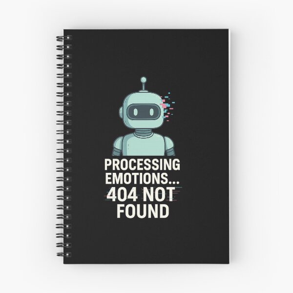 Item preview, Processing Emotions... 404 Not Found – Glitch Robot T-Shirt Design designed and sold by Josinta.