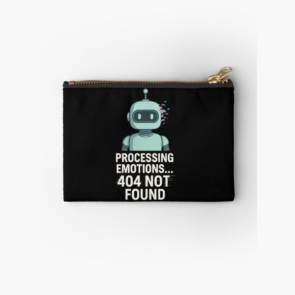 Item preview, Processing Emotions... 404 Not Found – Glitch Robot T-Shirt Design designed and sold by Josinta.