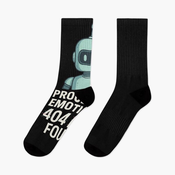 Item preview, Processing Emotions... 404 Not Found – Glitch Robot T-Shirt Design designed and sold by Josinta.