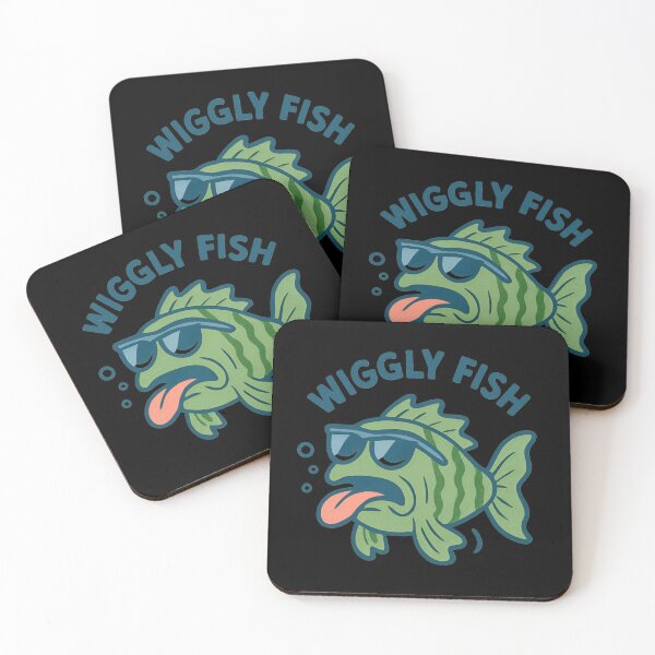 Item preview, Wiggly Fish – Too Cool to Swim designed and sold by ALITOPRINCE.