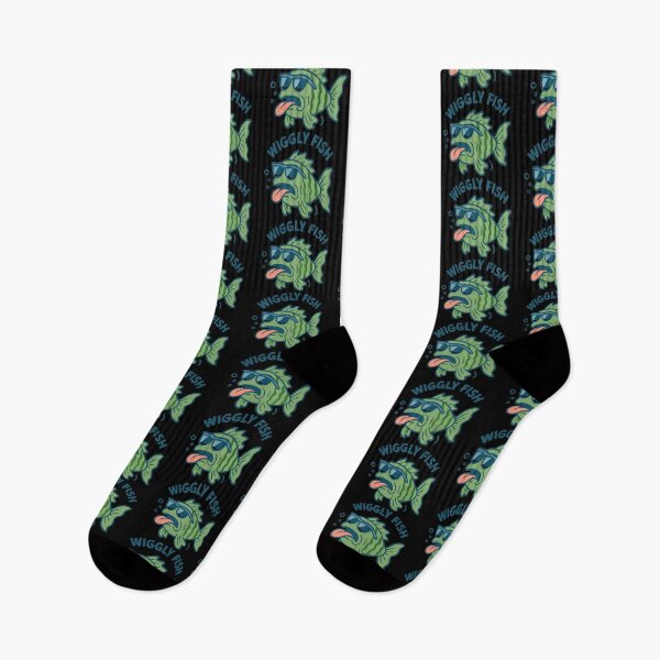 Item preview, Wiggly Fish – Too Cool to Swim designed and sold by ALITOPRINCE.