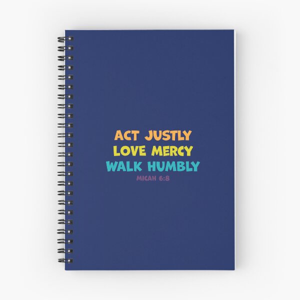 Item preview, Act Justly Love Mercy Walk Humbly – Micah 6:8 | Bible Verse | Series #3 designed and sold by JirehKollezion.