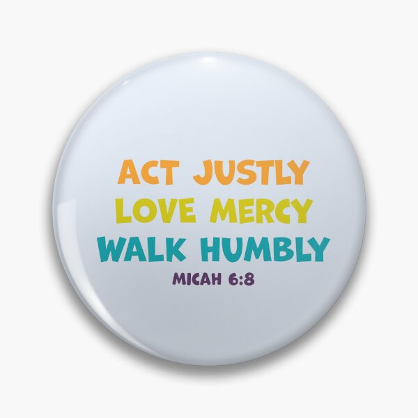 Item preview, Act Justly Love Mercy Walk Humbly – Micah 6:8 | Bible Verse | Series #3 designed and sold by JirehKollezion.