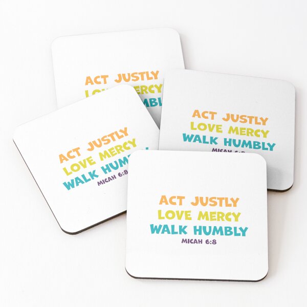 Item preview, Act Justly Love Mercy Walk Humbly – Micah 6:8 | Bible Verse | Series #3 designed and sold by JirehKollezion.