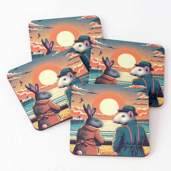 Item preview, cute tapir and bunny designed and sold by Dogandesighn.