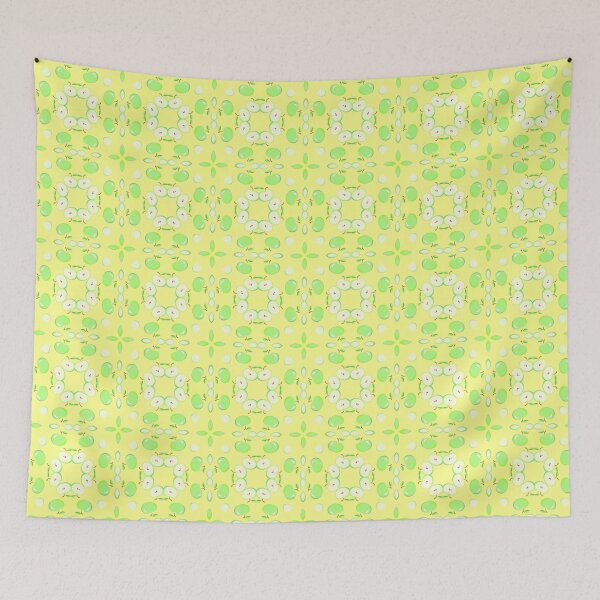 Item preview, vector green yellow seamless colorful repeat pattern designed and sold by Abrahamjrnd.
