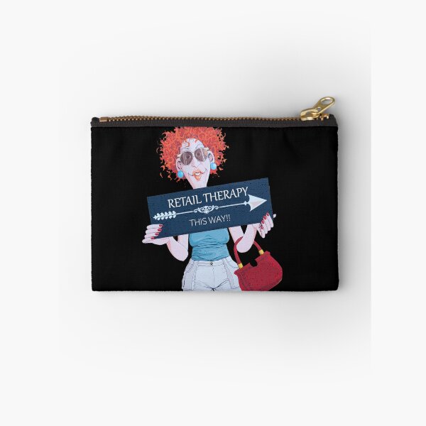 Item preview, Funny Retail Therapy Shopping Poster  designed and sold by KALEIDOSCOPE UK.