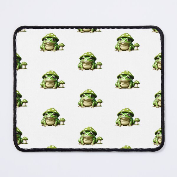 Item preview, 3D Cottage core Frog with a Mushroom Hat designed and sold by Kuber16.