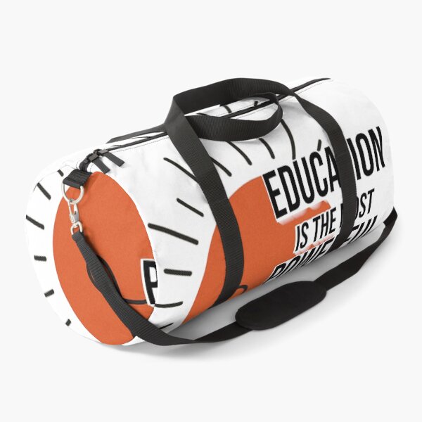 Item preview, Education Is the Most Powerful Weapon – Inspiring Quote Design for Change and Knowledge designed and sold by ArtsyExplorer.
