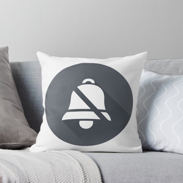 Item preview, Muted Bell Icon – Flat Silenced Notification Symbol designed and sold by Alphakenon.
