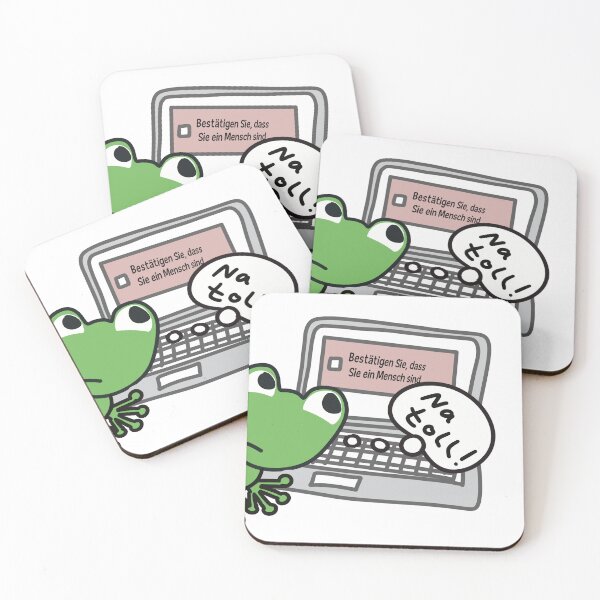 Item preview, Confirm that you are human, funny frog designed and sold by CrocoDi.