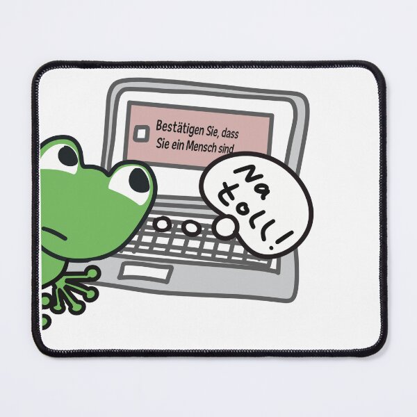 Item preview, Confirm that you are human, funny frog designed and sold by CrocoDi.