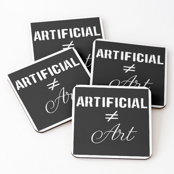 Item preview, Artificial is not art designed and sold by CrocoDi.