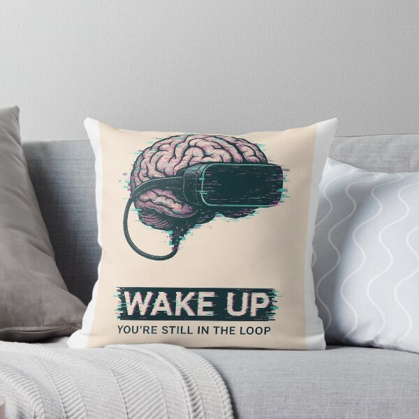 Item preview, Wake Up – Simulation Theory VR Brain Glitch Design designed and sold by JuliJoy.