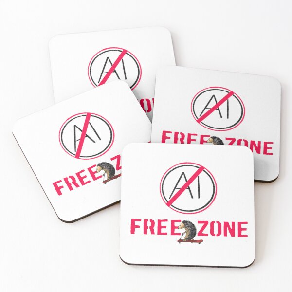 Item preview, AI Free Zone designed and sold by CrocoDi.