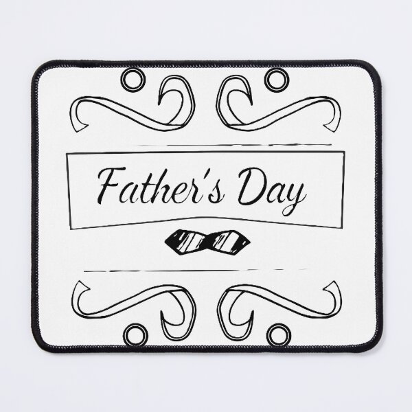 Item preview, Elegant Father’s Day Greeting with Swirls designed and sold by ART ATTACK ZONE.