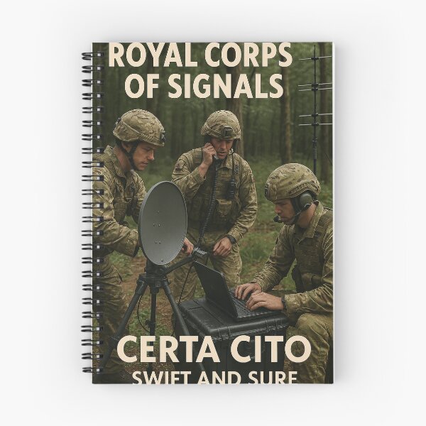 Item preview, Royal Corps of Signals Certa Cito Swift and Sure designed and sold by Skyframe Aviation.