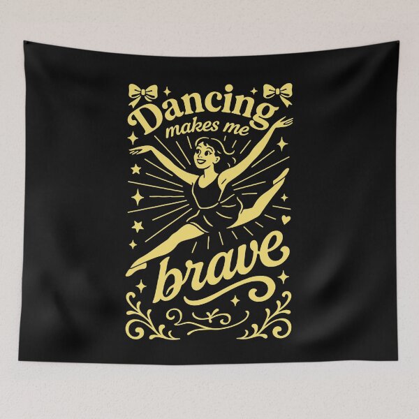 Item preview, Dancing Makes Me Brave Girls Ballet designed and sold by LuminOrb.