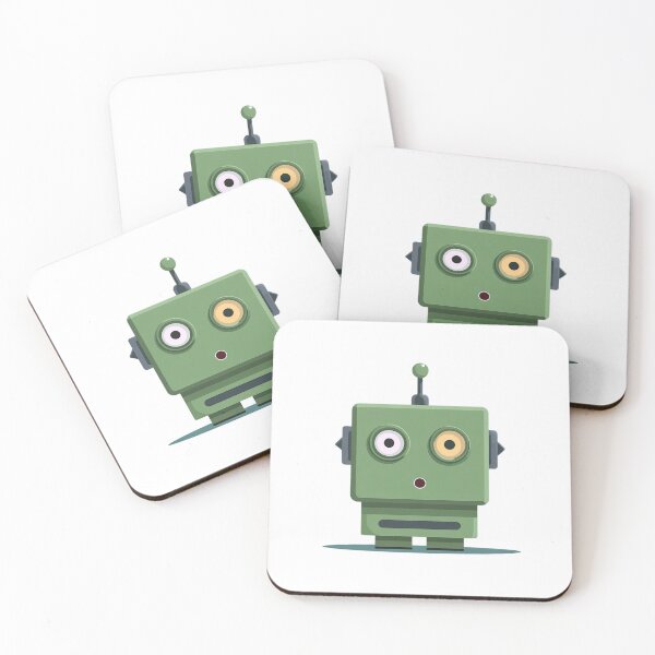 Item preview, Blinking Robot – Quirky AI Confusion Expression designed and sold by Alphakenon.