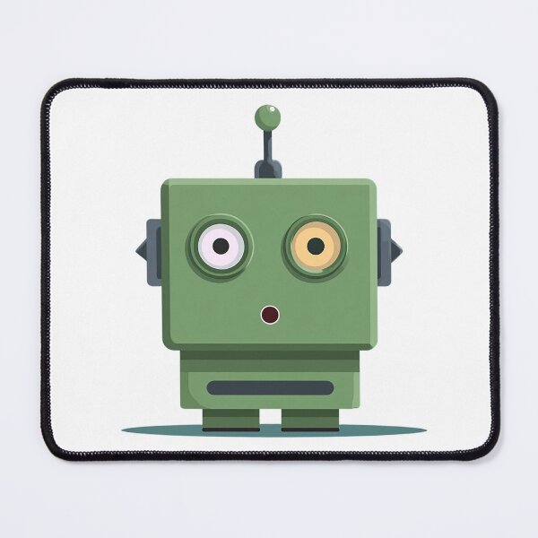 Item preview, Blinking Robot – Quirky AI Confusion Expression designed and sold by Alphakenon.