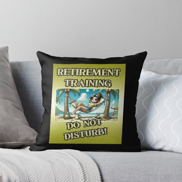 Item preview, Retirement Training – Hammock Chill Girl T-Shirt designed and sold by Manic Merch Designs.