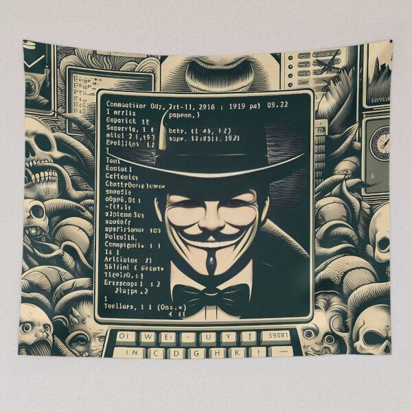 Item preview, Code Rebellion: The Hacker’s Mask designed and sold by aminz4.