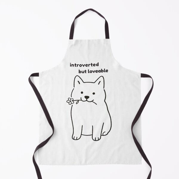 Item preview, Introverted But Loveable - Cute Shiba Inu Dog designed and sold by FurEverLove.