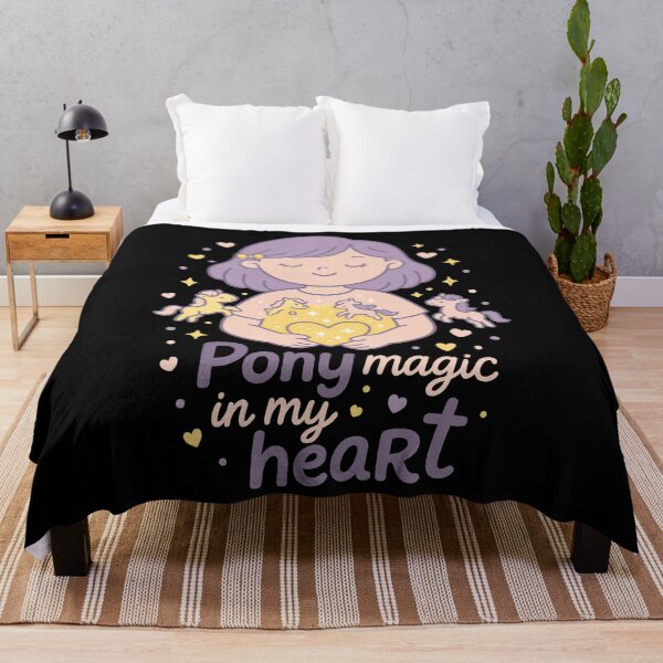 Item preview, Pony Magic In My Heart Horses Girls designed and sold by LuminOrb.