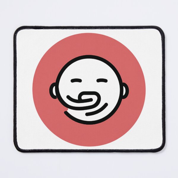 Item preview, Buffering Face – Round Head Icon with Spinning Mouth Symbol designed and sold by Alphakenon.
