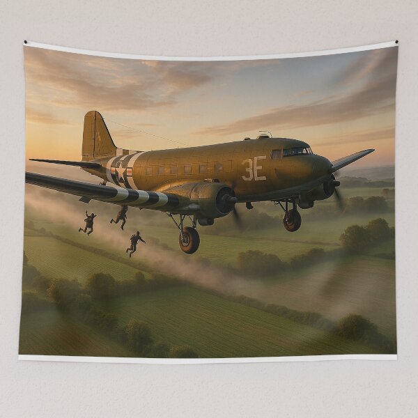 Item preview, C-47 Skytrain Over Normandy at Dawn designed and sold by Skyframe Aviation.
