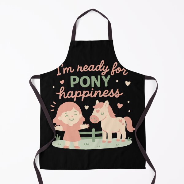 Item preview, I'm Ready For Pony Happiness Horse Motif designed and sold by LuminOrb.