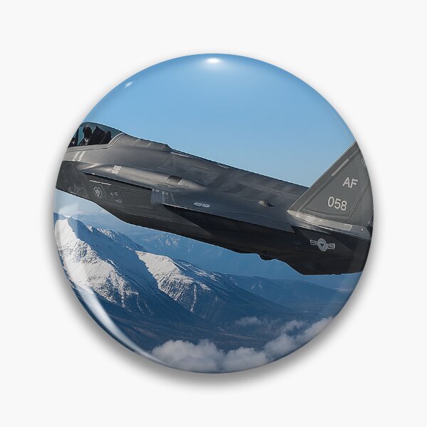 Item preview, F-35A Lightning II Over Snowy Mountains designed and sold by Skyframe Aviation.