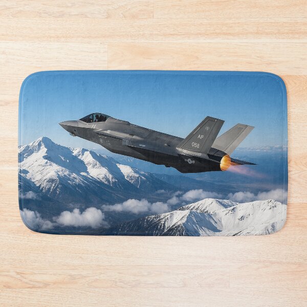 Item preview, F-35A Lightning II Over Snowy Mountains designed and sold by Skyframe Aviation.