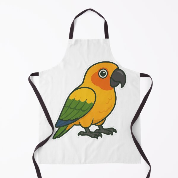 Item preview, Sun Conure – Vibrant Tropical Parrot Sticker designed and sold by Dark Side of The Merch.