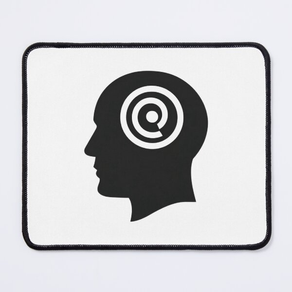 Item preview, Spinning Loader Inside Head – Overthinking Minimalist Brain Icon designed and sold by Alphakenon.