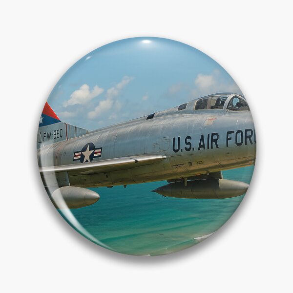 Item preview, F-100 Super Sabre Over Vietnam Coastline designed and sold by Skyframe Aviation.