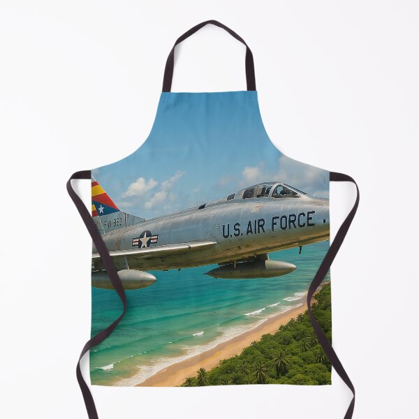 Item preview, F-100 Super Sabre Over Vietnam Coastline designed and sold by Skyframe Aviation.
