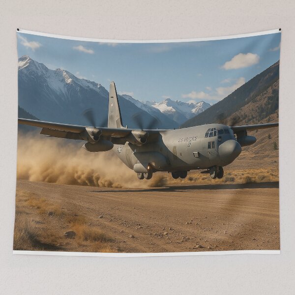 Item preview, C-130 Hercules Tactical Dirt Landing designed and sold by Skyframe Aviation.