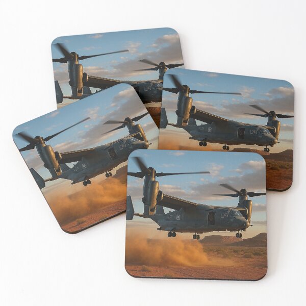 Item preview, CV-22 Osprey Hovering Over Desert Plateau designed and sold by Skyframe Aviation.