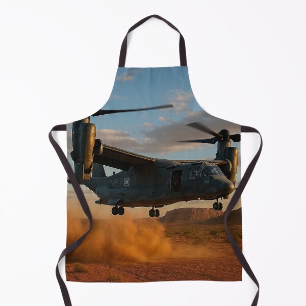 Item preview, CV-22 Osprey Hovering Over Desert Plateau designed and sold by Skyframe Aviation.