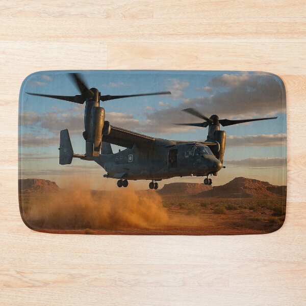 Item preview, CV-22 Osprey Hovering Over Desert Plateau designed and sold by Skyframe Aviation.