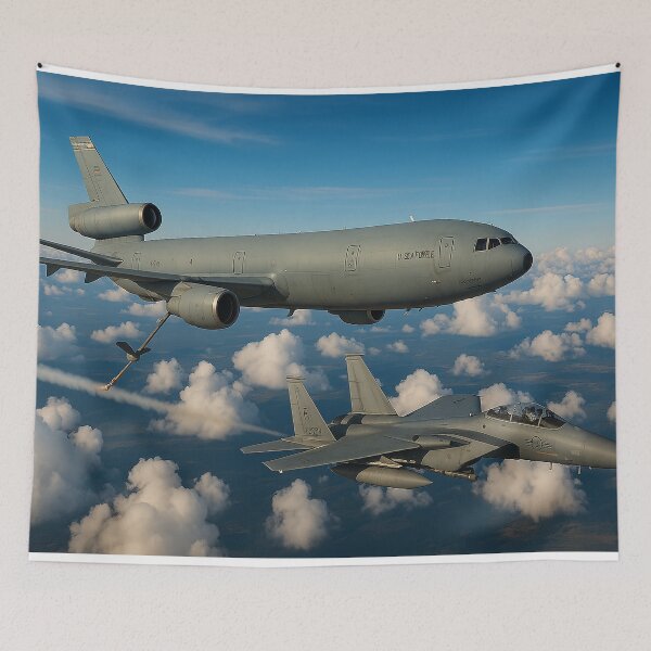 Item preview, KC-10 Extender Refueling F-15 Eagle designed and sold by Skyframe Aviation.
