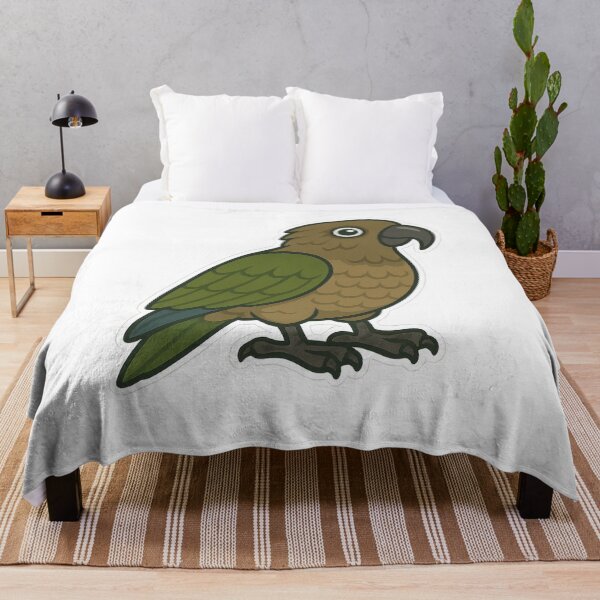Item preview, Kea – Curious Mountain Parrot Sticker designed and sold by Dark Side of The Merch.