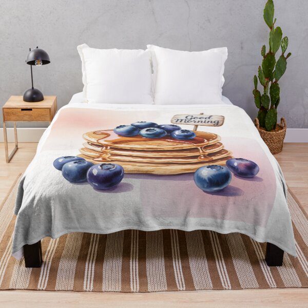 Item preview, Pancakes with Blueberries designed and sold by ArtQueen777.