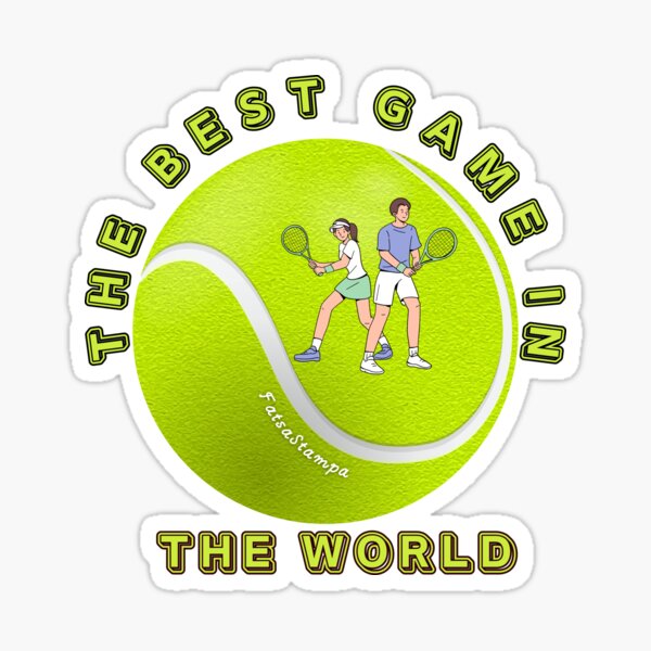 Item preview, The Best Game in the World – Tennis Edition designed and sold by FatsaStampa.