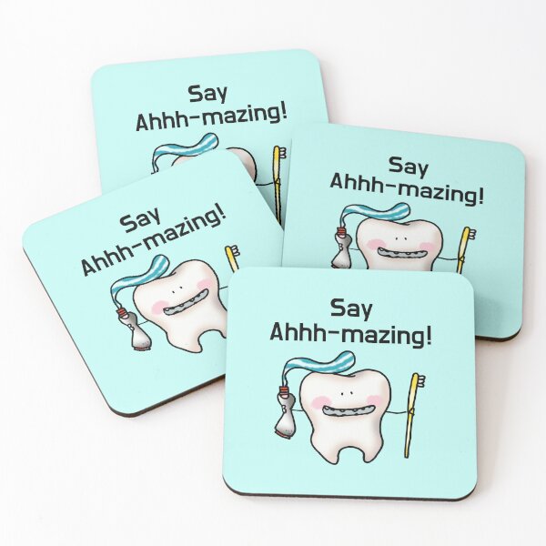 Item preview, Funny Tooth Pun - Dental Humor Cartoon designed and sold by CuteCartoon.