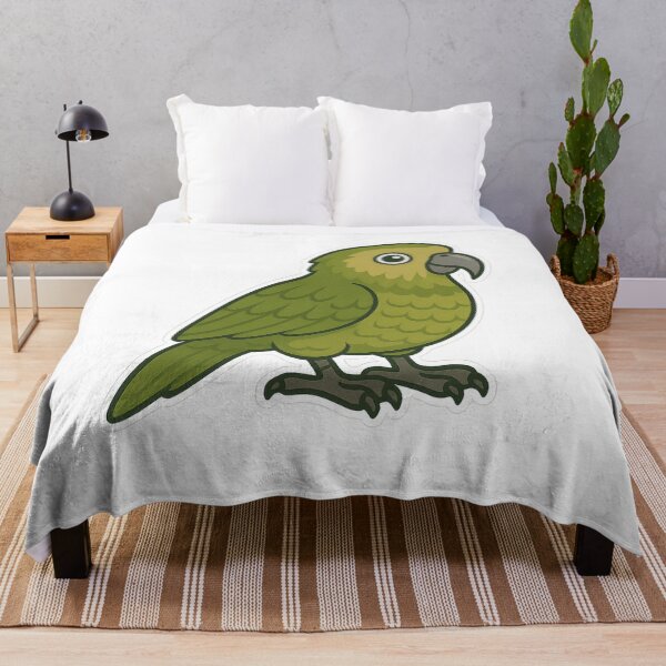 Item preview, Kakapo – Endangered Night Parrot Sticker designed and sold by Dark Side of The Merch.