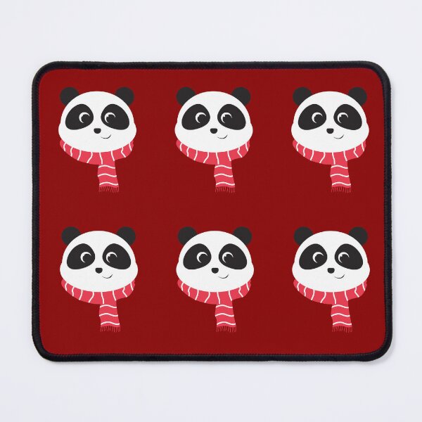 Item preview, Cute Christmas Panda with Scarf – Holiday Kawaii Animal Design designed and sold by Artpace.